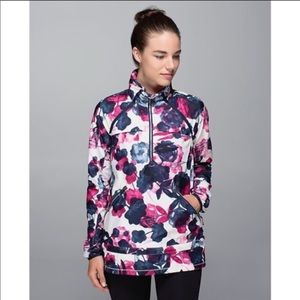 Lululemon miss misty floral hooded rain jacket